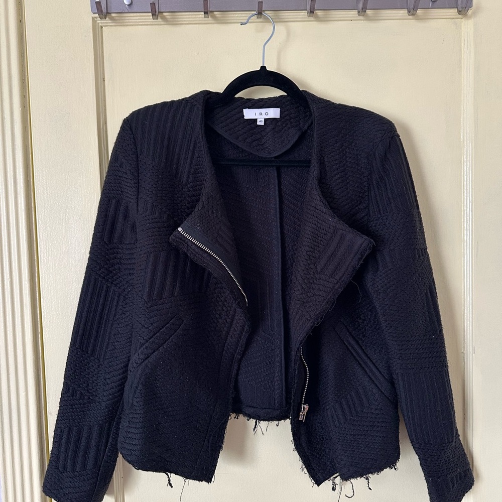 IRO Tweed Asymm Jacket - 40